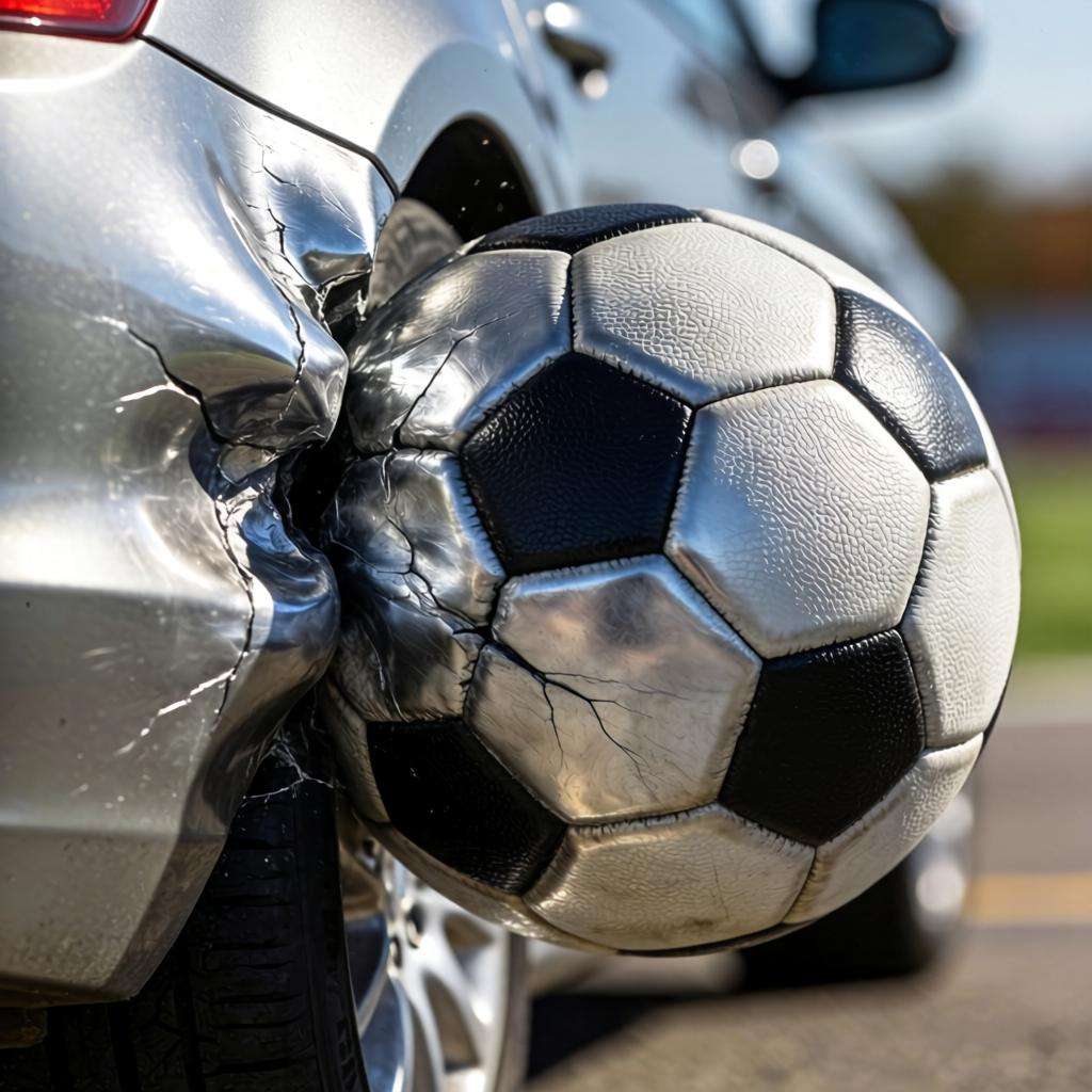 Nike T90 首尔活动，复刻经典「球砸车」景观(图1)