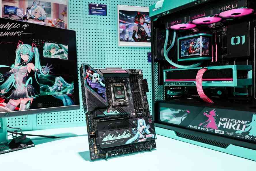 ROG AMD平台主板亮相BW2025：初音未来联名震撼登场(图6)