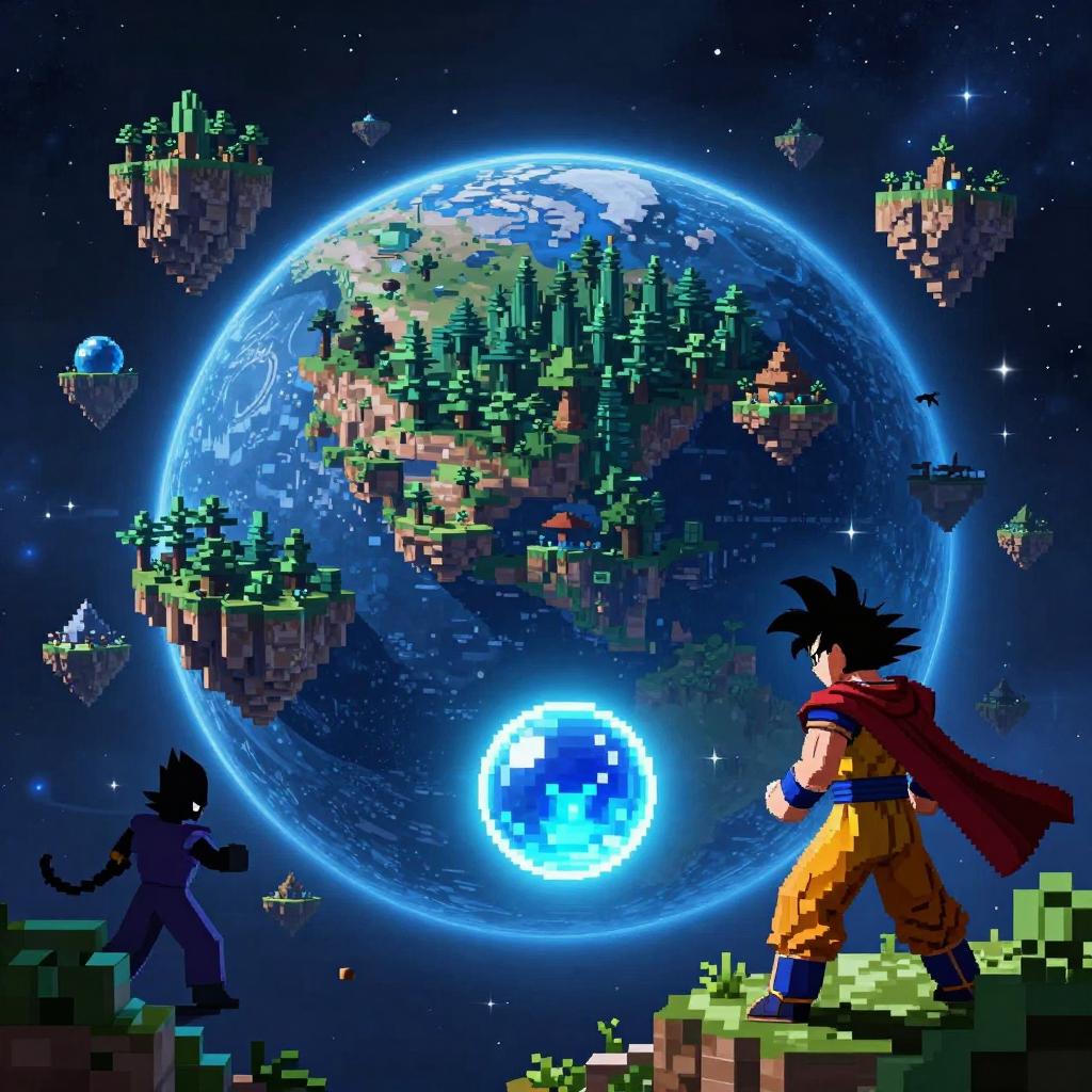 Minecraft推出龙珠Z近战对抗玩法，天下第一武道会场景开放(图1)