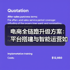 电商全链路升级方案:平台搭建与智能运营如何突破瓶颈?(图3) 如何突破传统批发模式瓶颈?全链路升级方案解析-玄熵大泥象网(图3)