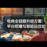 电商全链路升级方案:平台搭建与智能运营如何突破瓶颈?(图4) 如何突破传统批发模式瓶颈?全链路升级方案解析-玄熵大泥象网(图4)