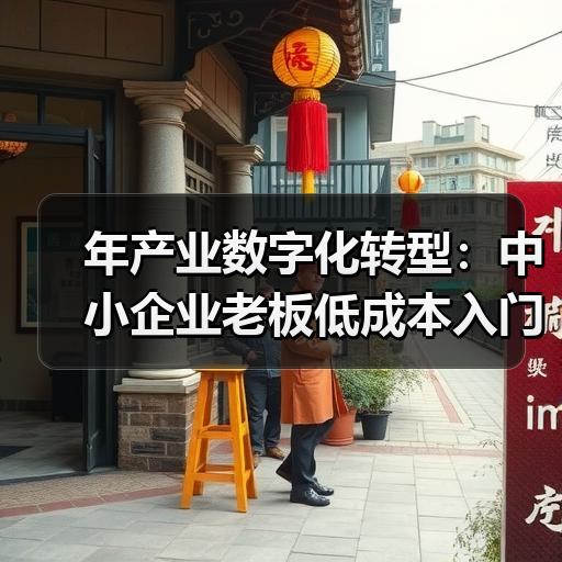 年产业数字化转型：中小企业老板低成本入门路径拆解