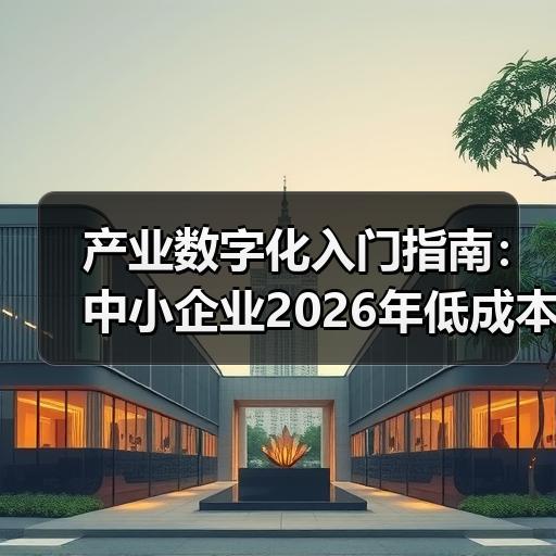 产业数字化入门指南：中小企业2026年低成本转型路径 - 玄熵大泥象网