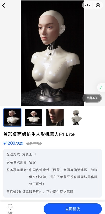 全国首个机器人租赁平台上线，打通人形机器人“最后一公里”(图3)